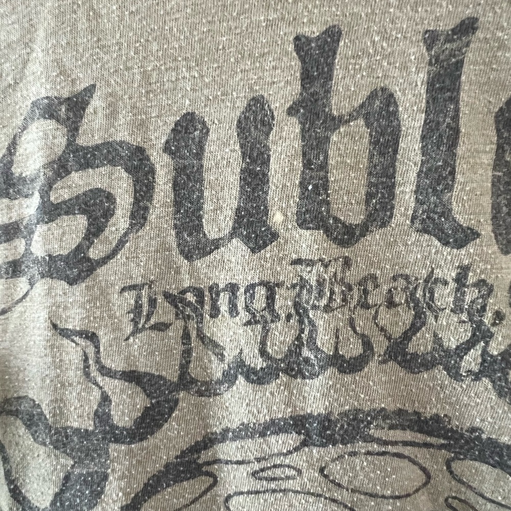 Sublime Olive Green Band Tee Shirt - vintage - Picture 4 of 5